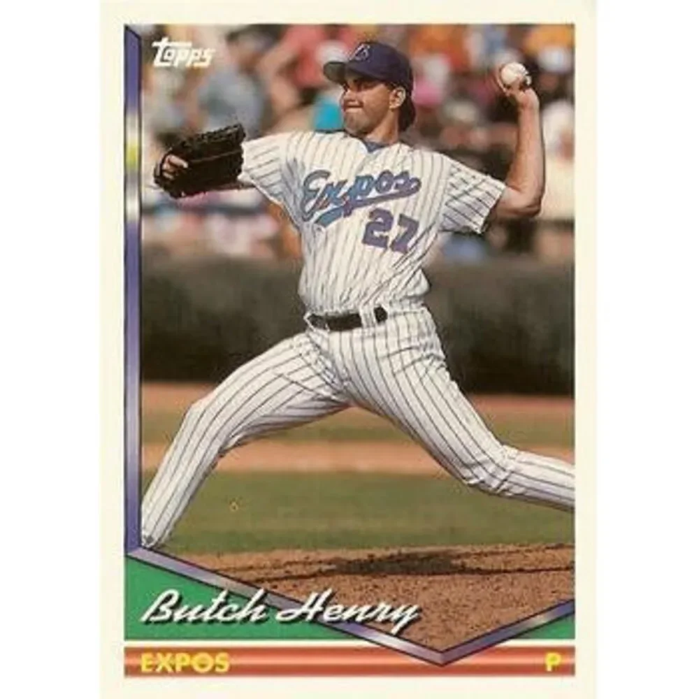 1994 Topps Traded Butch Henry 88T Montreal Expos